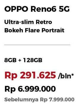 Promo Harga OPPO Reno 6 5G  - Erafone