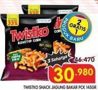 Promo Harga Twistko Snack Jagung Bakar 145 gr - Superindo