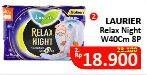 Promo Harga Laurier Relax Night Gathers 40cm 8 pcs - Alfamidi