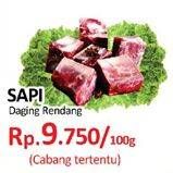 Promo Harga Daging Rendang Sapi per 100 gr - Yogya