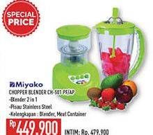 Promo Harga Miyako CH-501 Chopper Blender PF, AP  - Hypermart