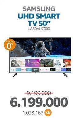 Promo Harga Samsung UA50AU7000 UHD Smart TV  - Electronic City
