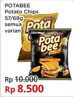 Promo Harga Potabee Snack Potato Chips All Variants 57 gr - Indomaret