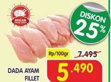 Promo Harga Ayam Fillet per 100 gr - Superindo