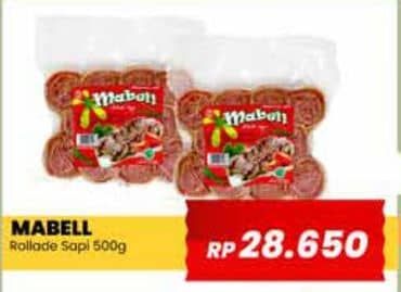 Promo Harga Mabell Rolade Sapi 500 gr - Yogya