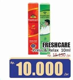 Promo Harga FRESH CARE Minyak Angin Press & Relax 10 ml - Hari Hari