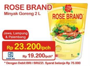 Promo Harga ROSE BRAND Minyak Goreng 2 ltr - Indomaret