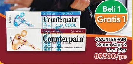 Promo Harga Counterpain Obat Gosok Cream/Cool  - Guardian