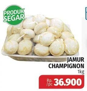 Promo Harga Jamur Champignon (Jamur Kancing)  - Lotte Grosir