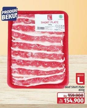 Promo Harga Choice L Beef Short Plate 800 gr - Lotte Grosir