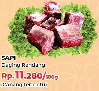 Promo Harga Daging Rendang Sapi per 100 gr - Yogya