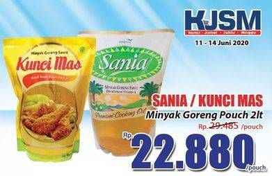 Promo Harga SANIA/KUNCI MAS Minyak Goreng 2ltr  - Hari Hari