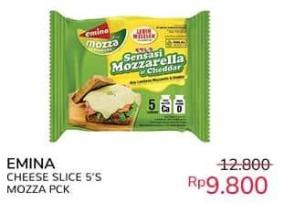 Promo Harga Emina Cheese Slice Mozza 75 gr - Indomaret