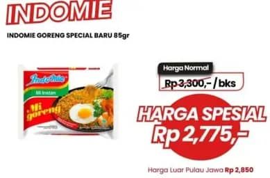 Promo Harga Indomie Mi Goreng Spesial 85 gr - Carrefour