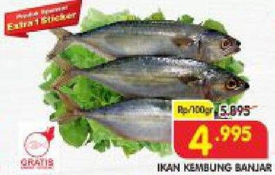 Promo Harga Ikan Kembung Banjar per 100 gr - Superindo