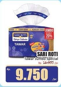 Promo Harga SARI ROTI Tawar Spesial 555 gr - Hari Hari