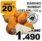 Promo Harga Bawang Bombay Gelar per 100 gr - Giant