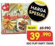 Promo Harga EDO Puff Pastry Sheets Party 750 gr - Superindo