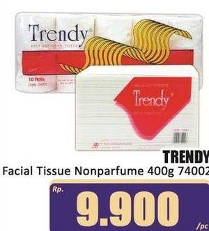 Promo Harga Trendy Tissue Facial 74002 400 gr - Hari Hari