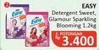 Promo Harga Attack Easy Detergent Powder Sweet Glamour, Sparkling Blooming 1200 gr - Alfamidi