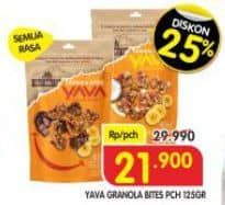 Promo Harga Yava Granola Bites All Variants 125 gr - Superindo