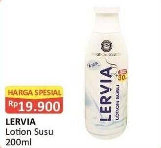 Promo Harga LERVIA Lotion Susu 200 ml - Alfamart