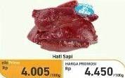 Promo Harga Beef Liver (Hati Sapi) per 100 gr - Carrefour