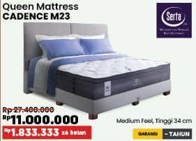 Promo Harga Serta Cadence Queen Mattress 160x200cm  - COURTS