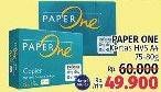Promo Harga Paperone Kertas Copier A4 75 G, All Purpose A4 80 G 500 sheet - LotteMart