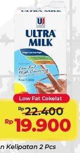 Promo Harga Ultra Milk Susu UHT Low Fat Coklat 1000 ml - Alfamart