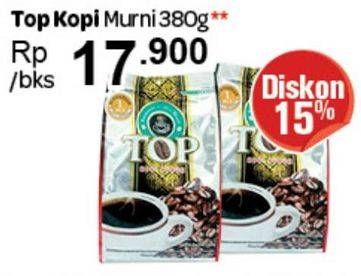 Promo Harga Top Coffee Kopi Gula Murni 380 gr - Carrefour