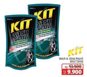 Promo Harga KIT Wash & Glow Car Shampoo 800 ml - Lotte Grosir
