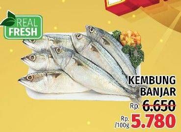 Promo Harga Ikan Kembung Banjar per 100 gr - LotteMart