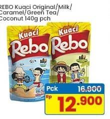 Promo Harga Rebo Kuaci Bunga Matahari Milk, Original, Caramel, Green Tea, Coconut 140 gr - Indomaret