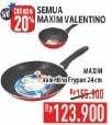 Promo Harga MAXIM Valentino Frypan Teflon 24 Cm  - Hypermart