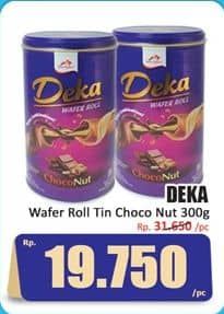 Promo Harga Dua Kelinci Deka Wafer Roll Choco Nut 360 gr - Hari Hari