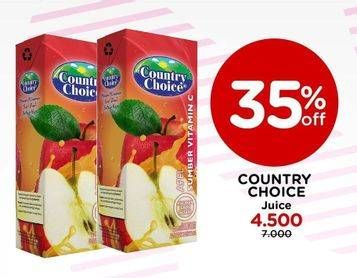 Promo Harga COUNTRY CHOICE Jus Buah 250 ml - Watsons