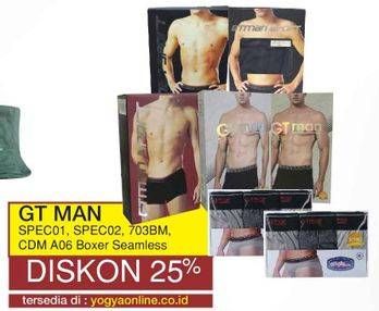 Promo Harga GT MAN Underwear CDM SPEC01, 703-BM  - Yogya