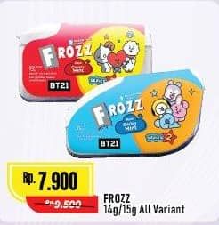 Promo Harga Frozz Candy All Variants 15 gr - Alfamart