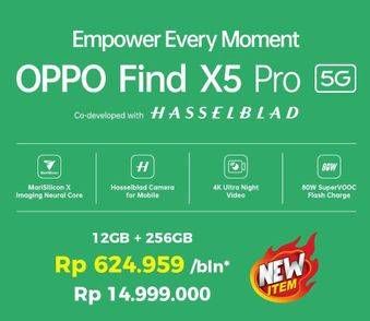 Promo Harga Oppo Find X5 Pro 5G  - Erafone