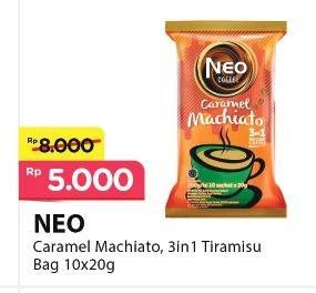 Promo Harga NEO COFFEE Caramel Machiato/Instant Coffee  - Alfamart
