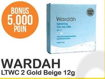 Promo Harga WARDAH Lightening Two Way Cake 02 Golden Beige 12 gr - Alfamart