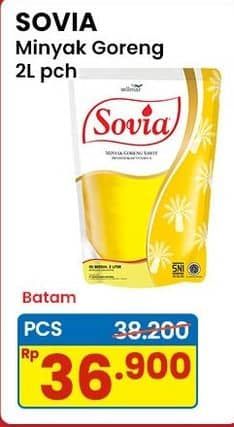 Promo Harga Sovia Minyak Goreng 2000 ml - Indomaret