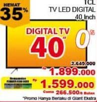 Promo Harga TCL LED TV 40"  - Giant