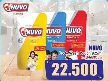 Promo Harga Nuvo Body Wash 825 ml - Hari Hari