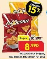 Promo Harga MAXICORN Snack Barbecue, Nacho Cheese, Roasted Corn 150 gr - Superindo