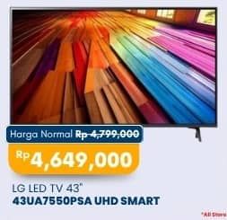 Promo Harga LG 43UA7550PSA  - Carrefour