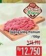 Promo Harga Daging Giling Sapi Premium per 100 gr - Hypermart