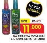 Promo Harga IZZI Fine Fragrance Mist Jenis Tertentu 100 ml - Superindo
