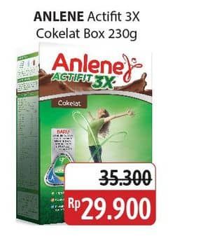 Promo Harga Anlene Actifit 3x High Calcium Cokelat 240 gr - Alfamidi